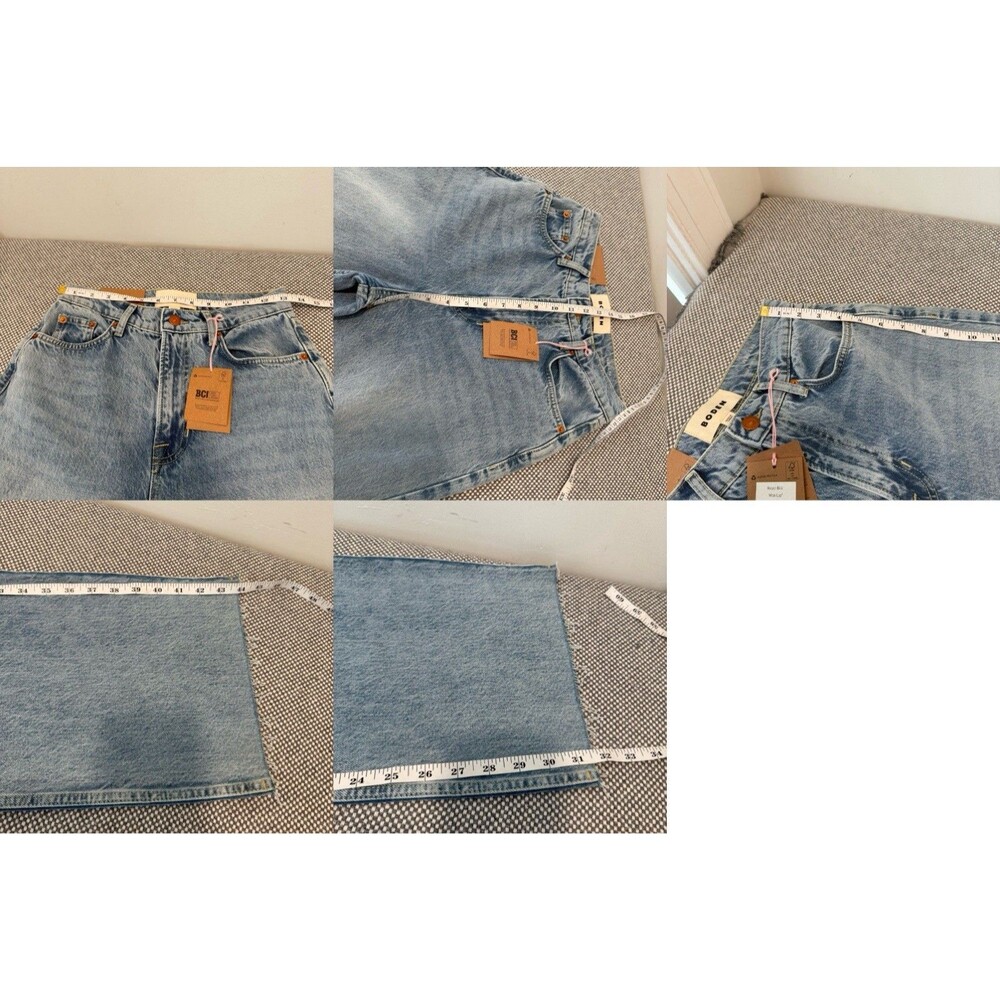 NWT Boden Straight Leg High Rise Light Wash 100% Cotton Jeans -Women's W26 L32" - Picture 4 of 5